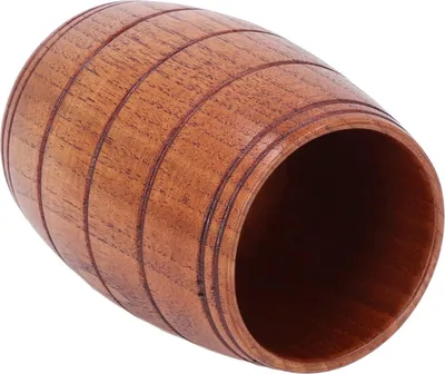 Zdjęcie produktu dla Kwaśny drewniany kubek do piwa Jujube 210ml Wielofunkcyjny drewniany kubek do piwa w kształcie beczki