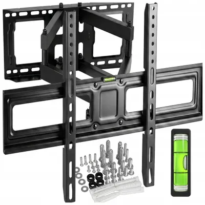 Zdjęcie produktu dla Uchwyt ścienny do telewizora King Mount KG-1043 California | Obrotowy i regulowany kąt nachylenia, do telewizorów 32-85 cali, do 45 kg, wyjątkowo wytrzymały | Certyfikat GS, standard VESA 600x400, uchwyt do telewizorów LED
