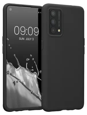 Produktbild von kwmobile Handyhülle für Realme GT Master Edition Hülle - TPU Case - Kabelloses Laden - Schutzhülle Cover in Schwarz matt