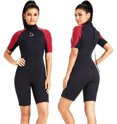 Produktbild von Neoprenanzug Damen mit Rückenreißverschluss für Wassersport