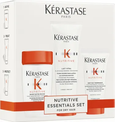 Zdjęcie produktu dla Zestaw upominkowy do włosów suchych Kérastase Paris Nutritive Essentials Set