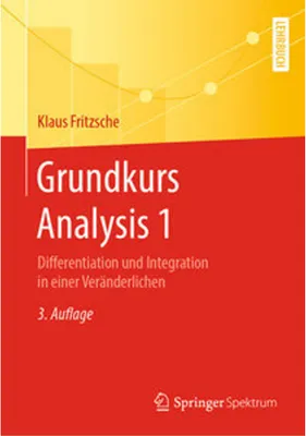 Produktbild von Grundkurs Analysis 1