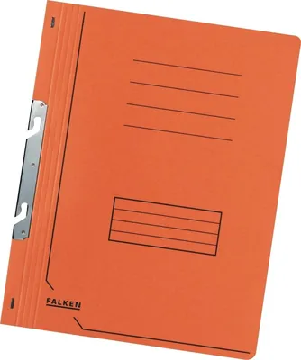 Produktbild von Einhakhefter A4 1/1 Vorderdeckel orange