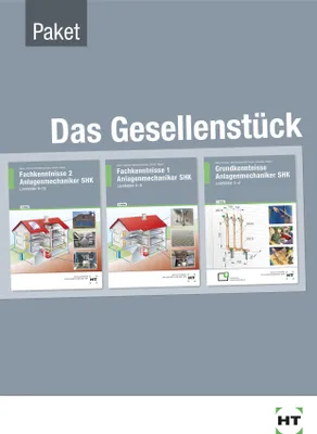 Produktbild von Paketangebot Das Gesellenstück. Anlagenmechaniker SHK Lernfelder 1-15