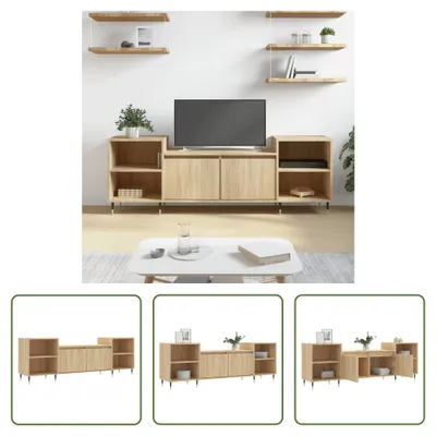 Produktbild von The Living Store TV-Schrank Sonoma-Eiche 160x35x55 cm Holzwerkstoff