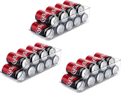 Produktbild von Famanu Dosenorganizer für Kühlschrank - 3 Stück