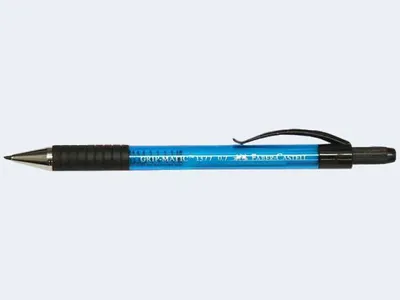 Produktbild von Faber-Castell 137551, Blau, Kunststoff, Grau, 0,5 mm, Rund, Twist-out