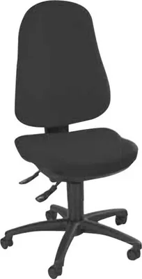 Produktbild von Topstar Point 60, Gepolsterter Sitz, Gepolsterte Rückenlehne, Schwarz, Schwarz, Schwarz, 97 cm