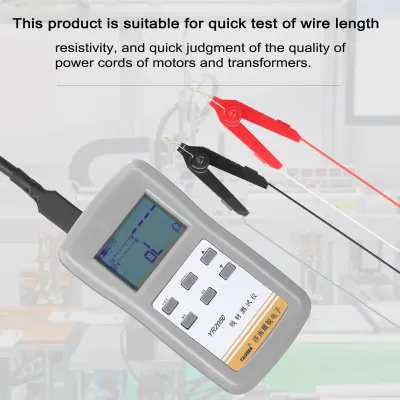 Obrázek produktu pro YAOREA YR2050 Handheld Portable High Accuracy 4-Wires Milliohm Meter Wireline Current Detecting Low Resistance Resistance Meter Tester