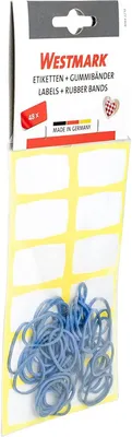 Produktbild von Westmark 48 Tiefkühletiketten + Gummiringe-Set