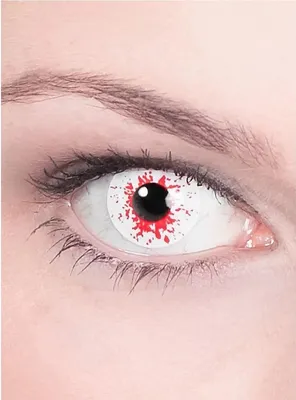 Produktbild von Zombie Auge Kontaktlinsen - Karneval Fasching