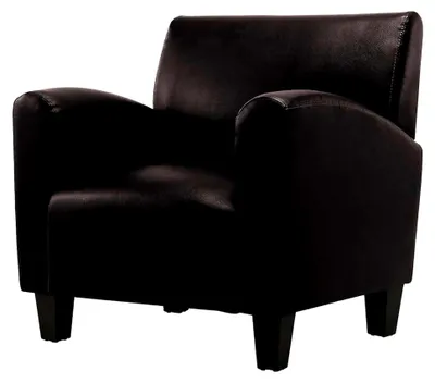 Produktbild von Sessel Dunkelbraun Kunstleder Loungesessel