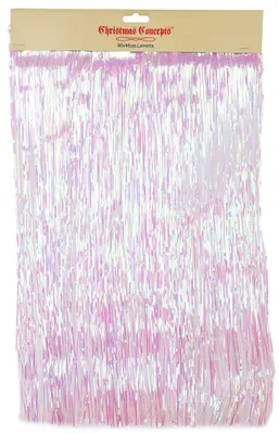 Lametta glänzend irisierend 90x48 cm Weihnachtsbaum-Deko