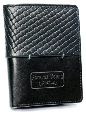 Obrázek produktu pro Forever Young Pánská kožená peněženka Greenspine černá One size