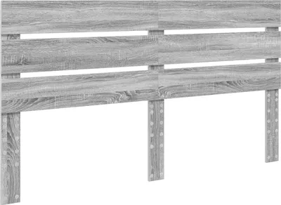 Image de Tête de lit vidaXL en bois composite gris Sonoma