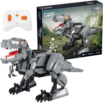 Obrázek produktu pro Stavebnice CADA Dinosaurus T-Rex ovládání ve dvou režimech 701 kusů.