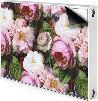 Produktbild von Magnet Heizung Verkleidung Abdeckung Heizung Heizkörperabdeckung 100x60 cm  - Garten, Rosa