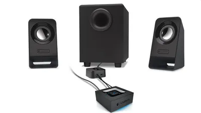 Produktbild von Logitech Z213 Lautsprecher-Set, 2 Aktiv-Lautsprecher, 7 Watt RMS, Subwoofer