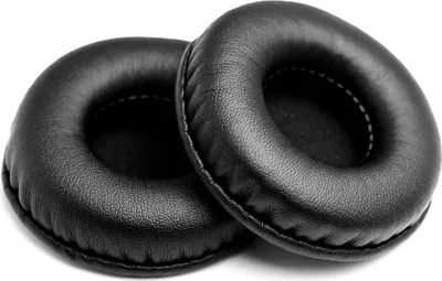 Produktbild von 95mm Ersatz-Ohrpolster Kunstleder-Ohrpolster Ersatz fuer  / Beyerdynamic / Philips Kopfhoe rer-Ohrpolster,Schwarz