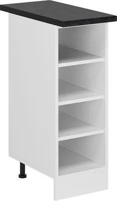 Produktbild von Küchenregal Vicco R-Line Weiß 30 cm , AP Anthrazit, Model 55384