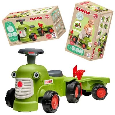 Obrázek produktu pro Falk Odrážedlo 912C traktor Class s přívěsem