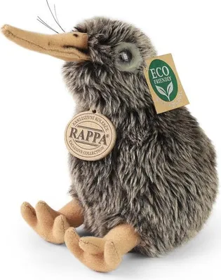 Zdjęcie produktu dla Maskotka Ptak Kiwi Pluszowy Ptaszek Realistyczny Rappa Eco Jak Żywy 15Cm