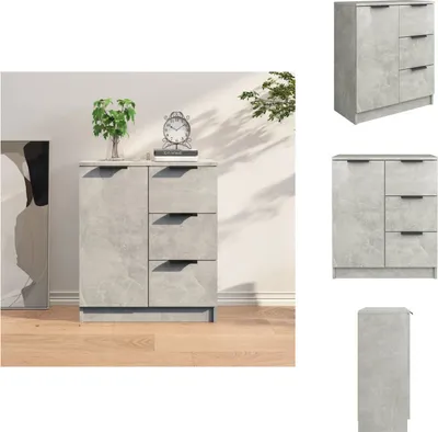 Obrázok produktu pre vidaXL Príborník betón sivý 60x30x70 cm materiál na báze dreva - Príborníky