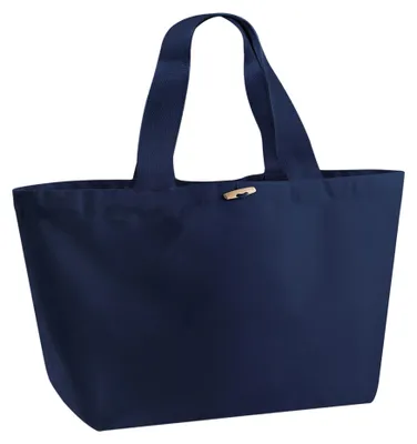 Image de Sac à provisions Westford Mill Organic Marina XL FK987 (taille unique) (bleu marine)