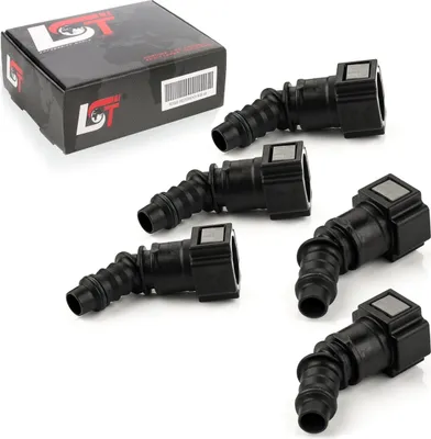 Produktbild von 5x Schnellverschluss Kraftstoffleitung Kupplung 45° 7,89x8mm für CITROEN PEUGEOT