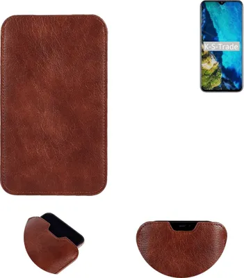 Produktbild von K-S-Trade Schutzhülle Handyhülle kompatibel mit Cubot P30 Handytasche Kunstleder Sleeve in braun