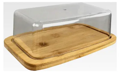 Produktbild von Butterdose aus Holz mit Deckel