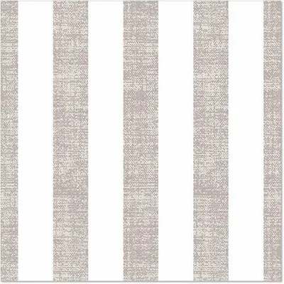 Produktbild von Servietten "ROYAL Collection" 1/4-Falz 40 cm x 40 cm grau "Lines"