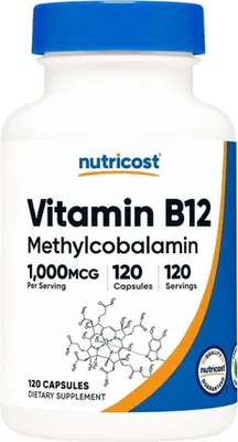 Obrázok produktu pre Nutricost | Vitamn B12 metylkobalamn 1000 mcg