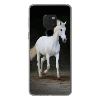 Produktbild von MuchoWow® Handyhülle Schutzhülle Hülle für Huawei P40 Lite Pferde - Sand - Dunkel Silikon Softcase Handy Hülle - Handy
