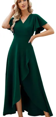 Produktbild von ZZV Langes, schwarzes, formelles Kleid für Damen, Abendkleid, Party, Cocktailkle