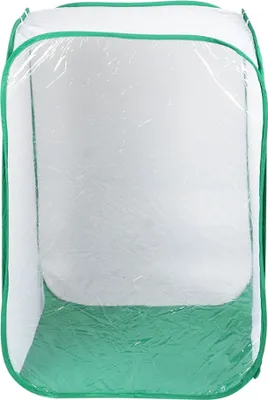 Image de Cage à insectes pliable et ventilée, Cage en filet translucide, Maison des plantes avec fermeture éclair