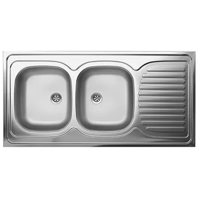 Immagine prodotto di Lavello da cucina in acciaio inox Lavello da incasso Lavello da cucina Lavello da incasso 120x60 cm