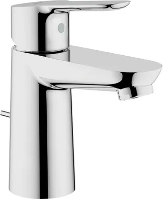 Produktbild von GROHE Einhand-Waschtischbatterie BauEdge 23356, S-Size, Einlochmontage, Zugstangen-Ablaufgarnitur aus Metall, chrom