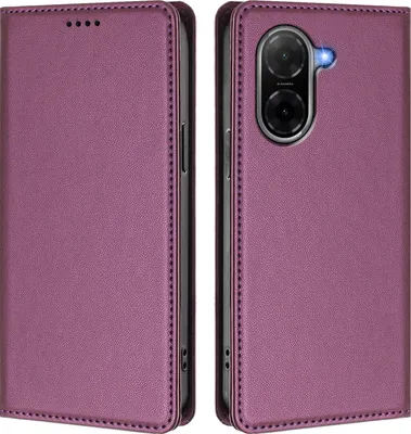 Image de Etui en cuir pour Xiaomi Redmi A5 4G, étui magnétique en cuirPolyuréthaneavec support Violet