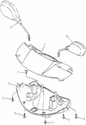 Produktbild von SMC Scheinwerferverkleidung gelb 55213-NAF-0006 Motorroller.de Scheinwerfer-Verkleidung Lenker-Verkleidung Scheinwerferabdeckung Ersatzteil Service