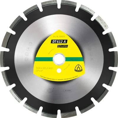 Produktbild von Klingspor DT 612 A Diamanttrennscheiben, 300 x 2,8 x 25,4 mm 18 Segmente 40 x 2,8 x 10 mm, Weitverzahnt