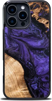 Immagine prodotto di Custodia in legno per iPhone 16 Pro Max, Bewood Unique Violet
