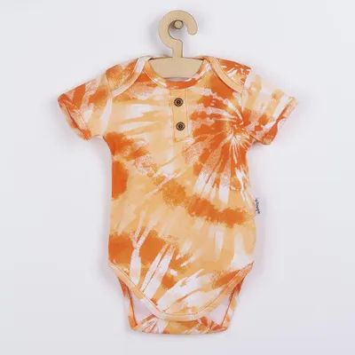 Produktbild von Baby Baumwoll-Kurzarm-Body Nicol Tomi Orange, Gr. 62 (3-6m)