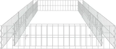 Immagine prodotto di Gabbione Letto Rialzato in Acciaio Zincato 300x100x20 cm