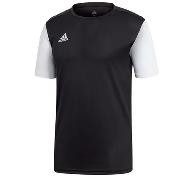 Produktbild von Adidas Estro 19 Trikot Kurzarm Herren - Schwarz / Weiß | Größe: L