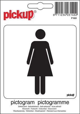 Produktbild von Piktogramm 10 x 10 cm Aufkleber Kraailook - Pickup