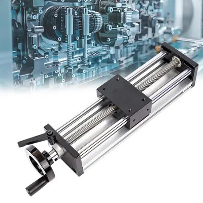 Produktbild von Omgoods – Linearführung mit Handrad – 200 mm Hub für Geräte