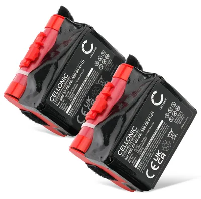 Image de CELLONIC 2x Batterie pour Outil Compatible avec Husqvarna Automower 305, Automower 105, Compatible avec Gardena R40Li 2017, 586 57 62-02 - (2500mAh, 18.5V)