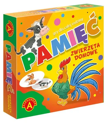 Obrázok produktu pre Hra Pamäť - domáce zvieratá - logická hra