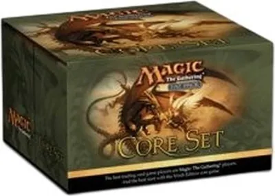 A product box for Magic: The Gathering Ninth Edition Fat Pack.